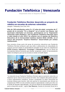 Fundación Telefónica | Venezuela