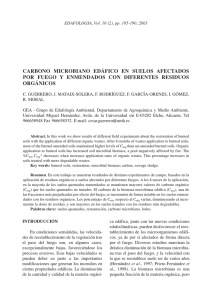 PDF 131Kb - Departamento de Edafología. Universidad de Granada.