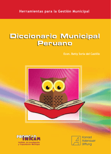 Diccionario Municipal Peruano Diccionario Municipal
