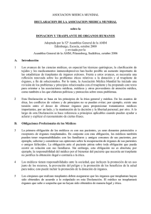 ASOCIACION MEDICA MUNDIAL DECLARACION DE LA