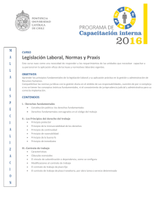 Legislación Laboral, Normas y Praxis