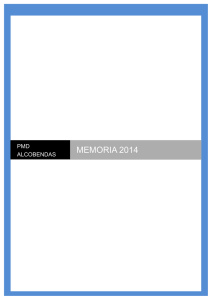 memoria 2014 - Ayuntamiento de Alcobendas
