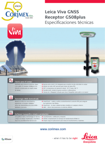 Leica Viva GNSS Receptor GS08plus Especificaciones técnicas