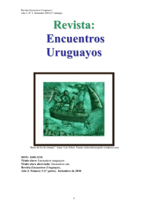 1era parte - Revista Encuentros Uruguayos