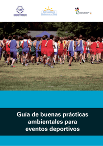 Guía de buenas prácticas ambientales para eventos deportivos