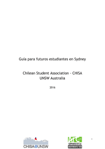 Guía para futuros estudiantes en Sydney Chilean Student