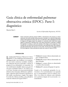 Guía clínica de enfermedad pulmonar obstructiva crónica (EPOC
