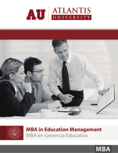 MBA Gerencia Educativa