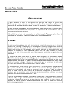 FÍSICA MODERNA MATERIAL: FM-28