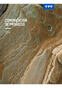 YPF Comunicacion de progreso 2014