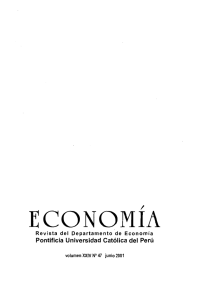 economia - Revistas PUCP - Pontificia Universidad Católica del Perú