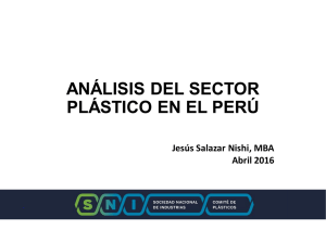 Análisis del Sector Plástico en el Perú