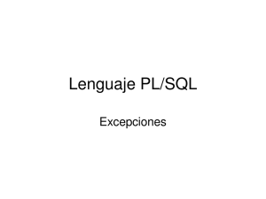 Lenguaje PL/SQL