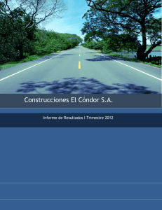 Construcciones El Cóndor S.A.