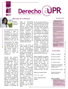 Derecho@UPR [Nov 2012]