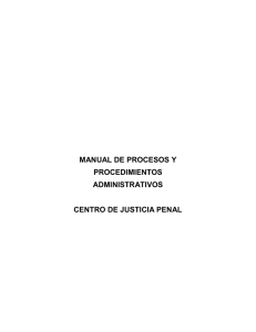 manual de procesos y procedimientos administrativos centro de