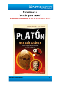 Solucionario “Platón para todos”
