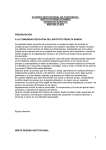 acuerdo institucional - Instituto Peralta Ramos