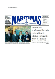 Marítimas, 24/02/2012 - Autoritat Portuària de Tarragona