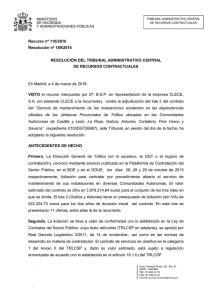 0189/2016 - Ministerio de Hacienda y Administraciones Públicas