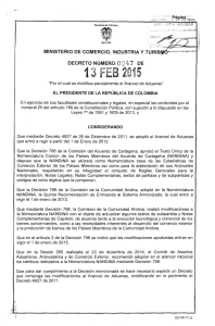 decreto 247 del 13 de febrero de 2015