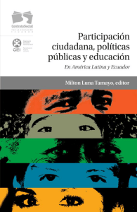 Participación ciudadana, políticas públicas y educación en