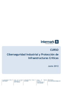 CURSO Ciberseguridad Industrial y Protección de
