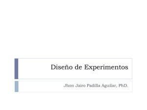 Diseño de Experimentos - de Jhon Jairo Padilla Aguilar