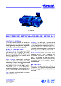 folleto electrobomba centrifuga monoblok serie byc