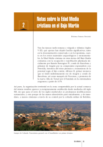 Notas sobre la Edad Media cristiana en el Bajo Martín. Esteban