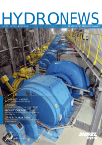 Hydronews No.26 / 12-2014 • ESPAÑOL REVISTA DE ANDRITZ
