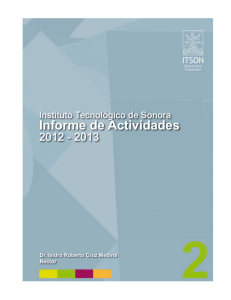 Informe de Actividades 2012-2013