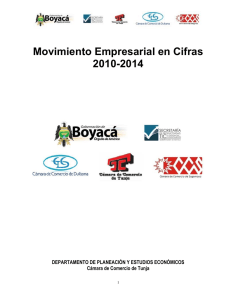 Estudio detallado Movimiento Empresarial en Cifras