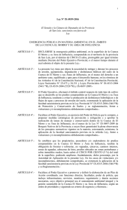 Ley N° IX-0939-2016 - Cámara de Diputados de la Provincia de San