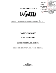 poder judicial - Imprenta Nacional