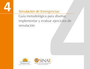Guía 4 Simulación de Emergencias Guía metodológica para diseñar
