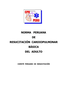 Comite Peruano de RCP. RCP Básica Novedades ILCOR 2000