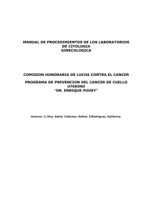 manual de procedimientos de los laboratorios de citologia