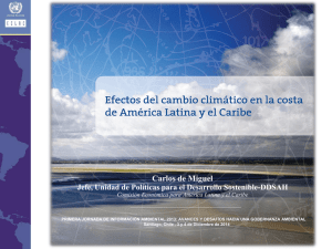 Carlos de Miguel - Comisión Económica para América Latina y el