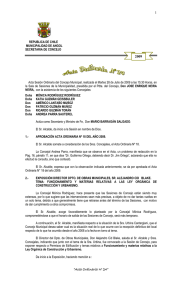 Acta Concejo Municipal N° 24 - Ilustre Municipalidad de Angol