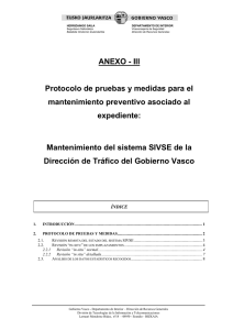 ANEXO - III Protocolo de pruebas y medidas para el