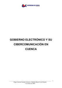 comunicaciones - Universidad de Cuenca