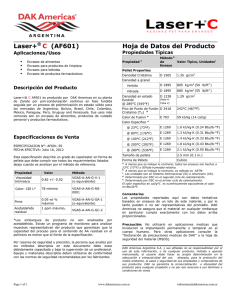 Laser+® C (AF601) Hoja de Datos del Producto