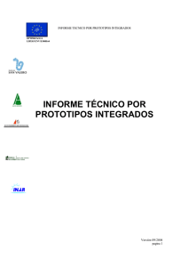 informe técnico por prototipos integrados