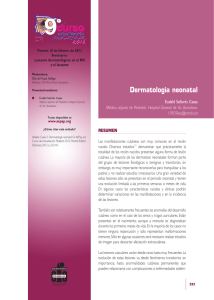 Dermatología neonatal - Cursos AEPap