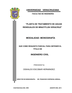 planta de tratamiento de aguas residuales de minatitlán veracruz