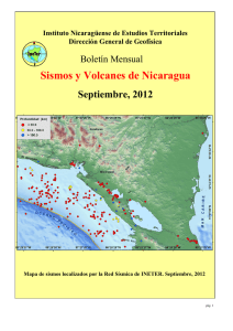 Sismos y Volcanes de Nicaragua
