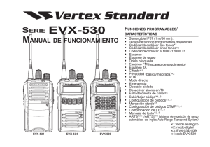 SERIE EVX-530 - Vertex Standard