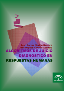 algoritmos de juicio diagnóstico en respuestas humanas