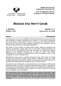 Boletín nº 2 (Septiembre de 2006) ( pdf , 4.87 MB. )